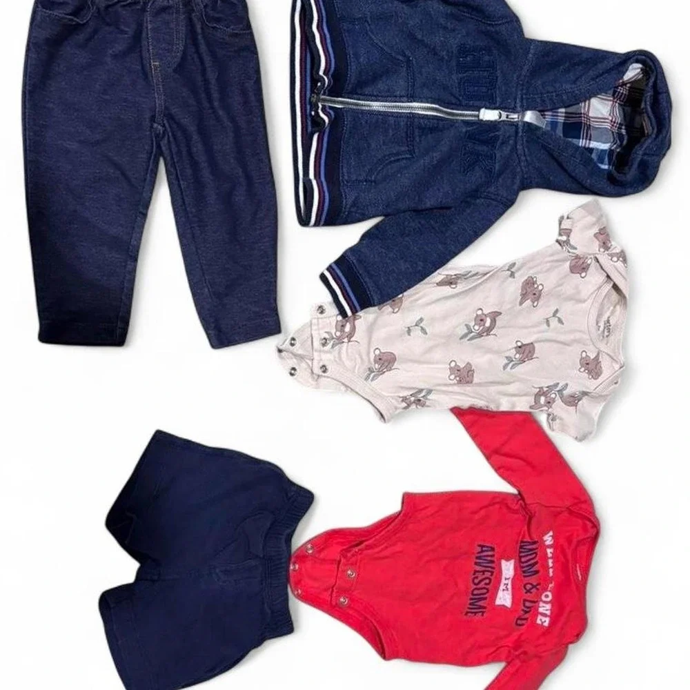 11 piece Baby boy carters bundle size 9m